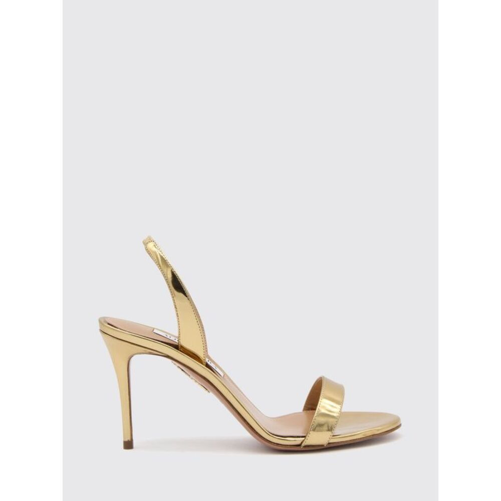 Aquazzura Heeled Sandal Woman Gold
